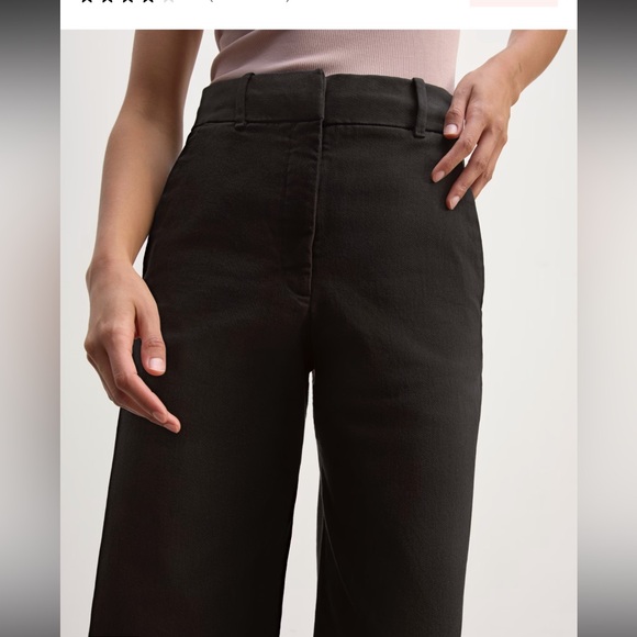 Everlane Wide Leg Crop Trousers | Size 6 - Picture 10 of 12